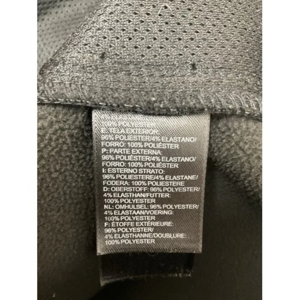 The North Face Apex Bionic Black/Red FullZip Fleece Lined Jacket Men L Nicaragua